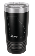 Load image into Gallery viewer, Georgia Home Laser Engraved Tumbler (Etched)
