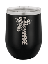 Load image into Gallery viewer, Giraffe Laser Engraved  Wine Tumbler (Etched)
