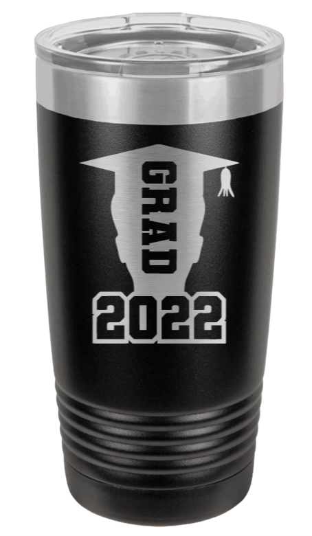 Grad 2022 Laser Engraved Tumbler (Etched)