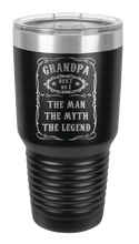 Load image into Gallery viewer, Grandpa - The Man, The Myth, The Legend - Customizable Laser Engraved Tumbler (Etched)
