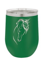 Load image into Gallery viewer, Horse 2 Laser Engraved Wine Tumbler (Etched)
