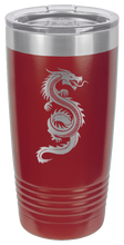 Load image into Gallery viewer, Dragon Laser Engraved Tumbler
