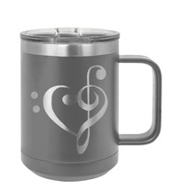 Load image into Gallery viewer, Love Music Laser Engraved Mug (Etched)
