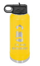 Load image into Gallery viewer, Tombstone Huckleberry Laser Engraved Water Bottle
