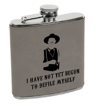 Load image into Gallery viewer, Tombstone Laser Engraved Flask
