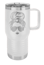 Load image into Gallery viewer, Hair Bun Laser Engraved Mug (Etched)
