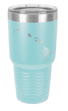 Load image into Gallery viewer, Hawaii State American Flag Laser Engraved Tumbler (Etched)
