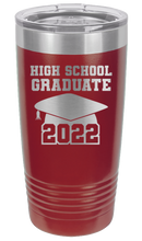 Load image into Gallery viewer, High School Graduate 2022 Laser Engraved Tumbler (Etched)
