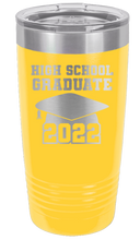 Load image into Gallery viewer, High School Graduate 2022 Laser Engraved Tumbler (Etched)
