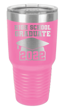 Load image into Gallery viewer, High School Graduate 2022 Laser Engraved Tumbler (Etched)
