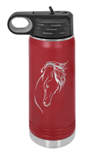 Load image into Gallery viewer, Horse 2 Laser Engraved Water Bottle (Etched)
