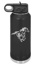 Load image into Gallery viewer, Horse 3 Laser Engraved Water Bottle (Etched)
