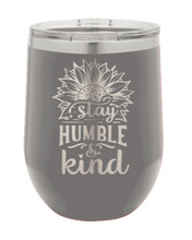 Load image into Gallery viewer, Humble and Kind Laser Engraved Wine Tumbler (Etched)
