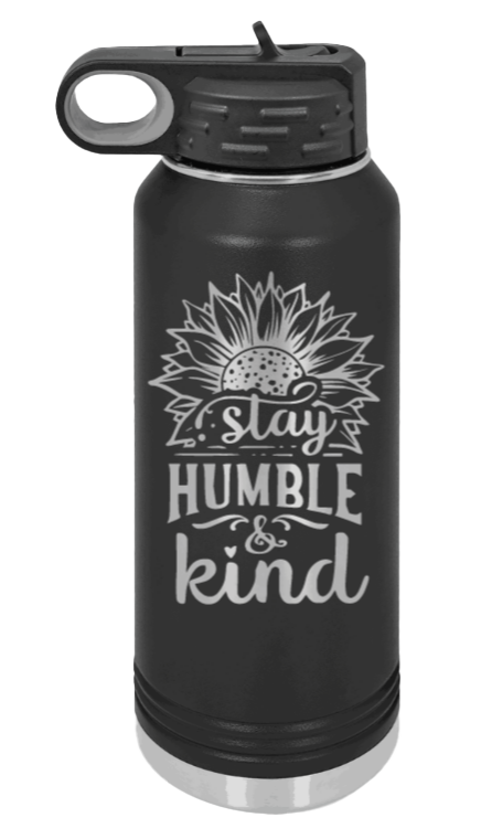 Humble and Kind Laser Engraved Water Bottle (Etched)