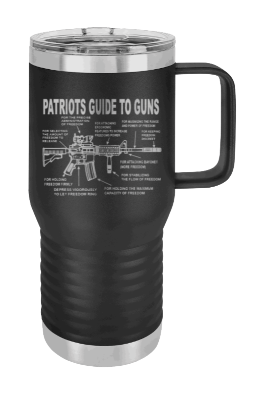 Patriots Guide to Guns Laser Engraved Mug (Etched)