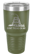 Load image into Gallery viewer, Dont Tread On Me Laser Engraved Tumbler (Etched)
