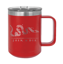 Load image into Gallery viewer, Join Or Die Laser Engraved Mug (Etched)
