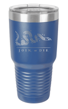 Load image into Gallery viewer, Join Or Die Laser Engraved  (Etched) Tumbler
