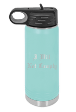 Load image into Gallery viewer, I Will Not Comply Laser Engraved Water Bottle (Etched)
