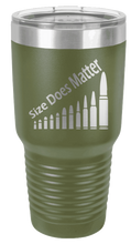 Load image into Gallery viewer, Size Does Matter Laser Engraved Tumbler (Etched)
