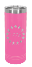 Load image into Gallery viewer, 1776 Patriotic Laser Engraved Skinny Tumbler (Etched)
