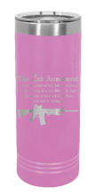 Load image into Gallery viewer, 2nd Amendment Laser Engraved Skinny Tumbler (Etched)
