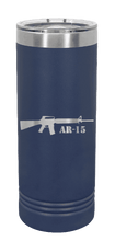 Load image into Gallery viewer, AR-15 Laser Engraved Skinny Tumbler (Etched)

