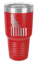 Load image into Gallery viewer, Idaho State American Flag Laser Engraved Tumbler (Etched)
