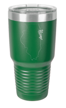 Load image into Gallery viewer, Illinois Home Laser Engraved Tumbler (Etched)
