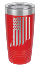 Load image into Gallery viewer, Indiana State American Flag Laser Engraved Tumbler (Etched)
