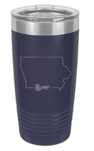 Load image into Gallery viewer, Iowa Home Laser Engraved Tumbler (Etched)
