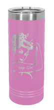 Load image into Gallery viewer, Jeep Girl Laser Engraved Skinny Tumbler (Etched)

