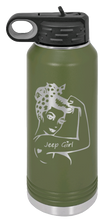 Load image into Gallery viewer, Jeep Girl Laser Engraved Water Bottle (Etched)
