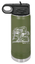 Load image into Gallery viewer, CJ Crawler On Rock Laser Engraved Water Bottle (Etched)
