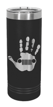 Load image into Gallery viewer, Jeep Wave Laser Engraved Skinny Tumbler (Etched)
