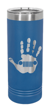 Load image into Gallery viewer, Jeep Wave Laser Engraved Skinny Tumbler (Etched)
