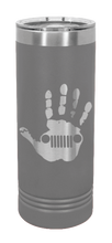 Load image into Gallery viewer, Jeep Wave Laser Engraved Skinny Tumbler (Etched)
