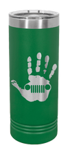 Load image into Gallery viewer, Jeep Wave Laser Engraved Skinny Tumbler (Etched)
