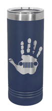 Load image into Gallery viewer, Jeep Wave Laser Engraved Skinny Tumbler (Etched)
