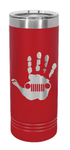 Load image into Gallery viewer, Jeep Wave Laser Engraved Skinny Tumbler (Etched)
