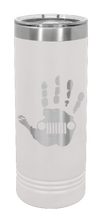 Load image into Gallery viewer, Jeep Wave Laser Engraved Skinny Tumbler (Etched)
