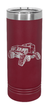 Load image into Gallery viewer, YJ Crawler No Rock Laser Engraved Skinny Tumbler (Etched)
