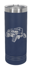 Load image into Gallery viewer, YJ Crawler No Rock Laser Engraved Skinny Tumbler (Etched)
