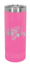 Load image into Gallery viewer, YJ Crawler No Rock Laser Engraved Skinny Tumbler (Etched)
