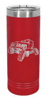 Load image into Gallery viewer, YJ Crawler No Rock Laser Engraved Skinny Tumbler (Etched)
