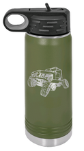 Load image into Gallery viewer, YJ Crawler - No Rock Laser Engraved Water Bottle (Etched)
