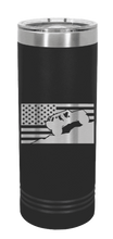 Load image into Gallery viewer, Jeep FLag 2 Laser Engraved Skinny Tumbler (Etched)

