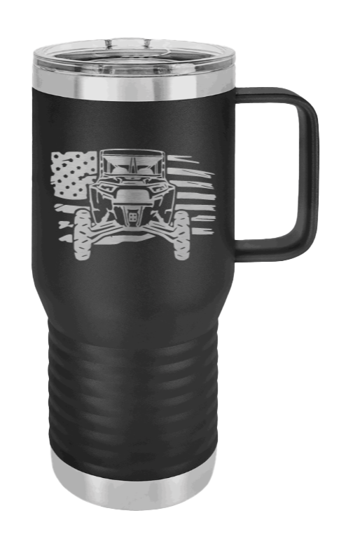 RZR Flag Laser Engraved Mug (Etched)