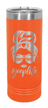 Load image into Gallery viewer, Jeep Life Laser Engraved Skinny Tumbler (Etched)

