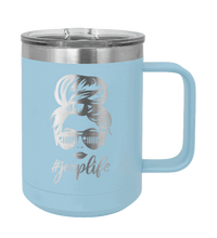 Load image into Gallery viewer, Jeep Life - Messy Bun Laser Engraved Mug (Etched)
